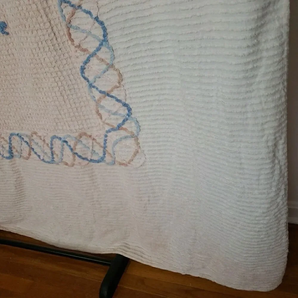 Vintage Chenille Bedspread 87